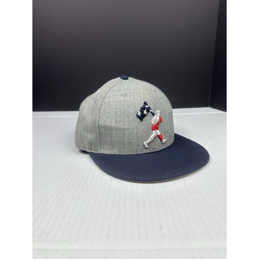 Baseballism Brand Flagman Snapback Hat Red White Blue